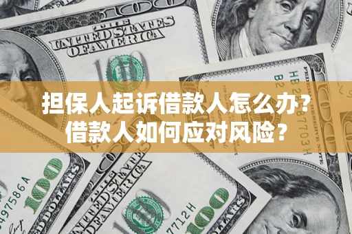 济南担保人起诉借款人怎么办？借款人如何应对风险？